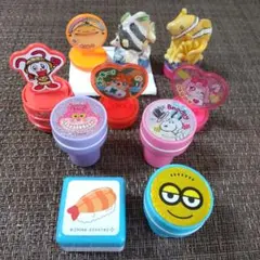 スタンプ はんこ 混合10個 ここたま スヌーピー 妖怪ウォッチ チャレンジ 他