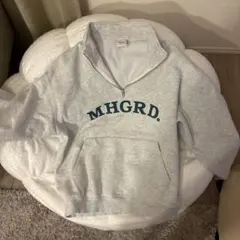 maha grid ハーフジップ トレーナー グレー　最終セールのサムネイル
