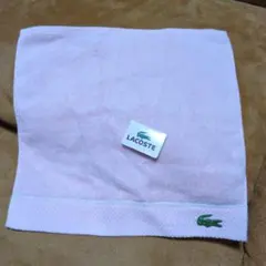 新品未使用）LACOSTE ラコステ！ 抗菌防臭加工！タオルハンカチのサムネイル