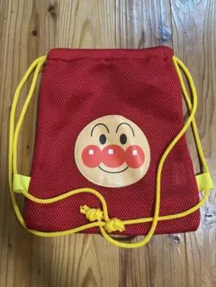 アンパンマン メッシュ巾着 赤
