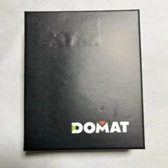 新品未使用　DOMAT カードケース　ブラック　市松模様
