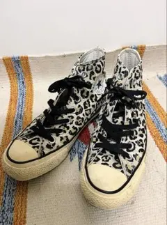 Converse ヒョウ柄 ハイカットスニーカー
