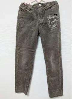 ポンポネット コーデュロイパンツ ライトブラウン 140