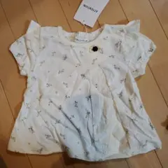 バースデー　mamaraku花柄フロントシャンTシャツ