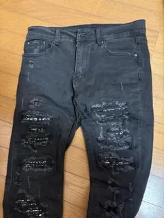 mnml ブラックデニム パンツ 32サイズ