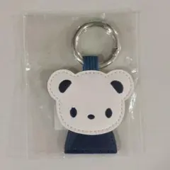 未使用 familiar ファミリア 紺クマ キーホルダー