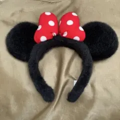 美品　東京ディズニーリゾート ミニーマウス カチューシャ