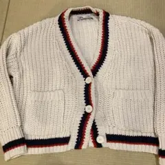 美品　ZARA ホワイト カーディガン M