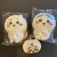 ナガノマーケット 持ちますマスコット （ナガノのくまを被った）ちいかわハチワレ