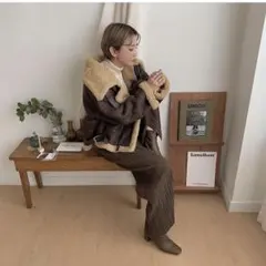 ブラウン ダウンジャケット