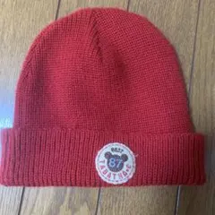 赤色ニット帽♡