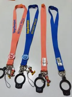 東京ディズニーランド ストラップセット ミニーマウス ミッキーマウス