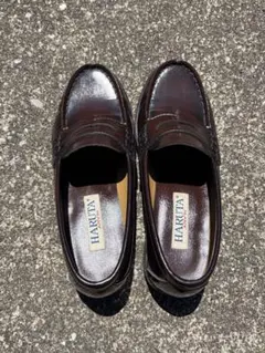 HARUTA ダークブラウン ローファー