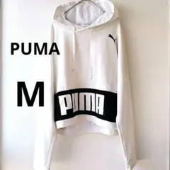 2a21【プーマ】パーカー フード付き トレーナー ブランドロゴ入り シンプル