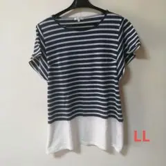 ensuite ボーダー 半袖Tシャツ サイズ5