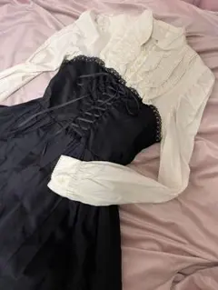 ⭐︎ブラックピースナウ⭐︎ビスチェ風ワンピース⭐︎BPN⭐︎ BLACK PEACE NOW（ブラックピースナウ）の古着 ゴス美品！ (Page 1)