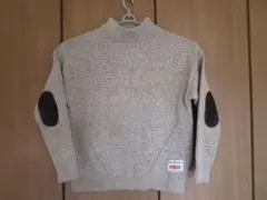 土日限定値下中セーター ニット 肘当て　モックネック 英国 UK ハンターXL