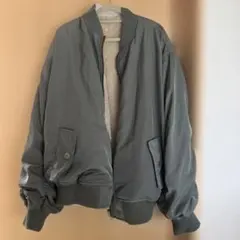 リバーシブル オーバーサイズブルゾン