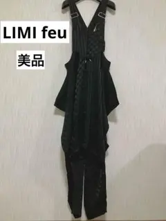 Limi feu リミフゥ ブラック サロペット オールインワン オーバーオール 2025年最新】LIMI feu レディース サロペット・オーバーオール