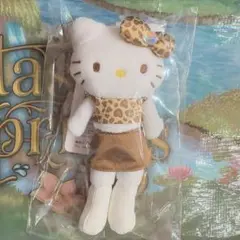 新品未開封ハローキティGOGOギャル 90s スタイルアップマスコット ヒョウ