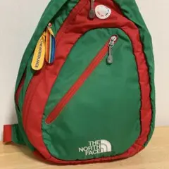 THE NORTH FACE スリングバッグ レッド グリーン 希少 レア