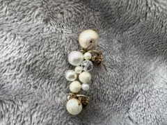 コットンパール・ビーズ　イヤーカフ