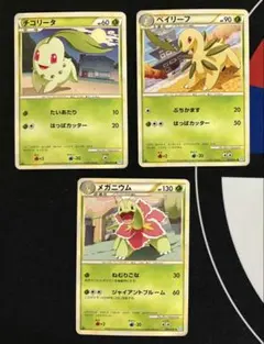 メガニウムライン　1ed　 ポケモンカード