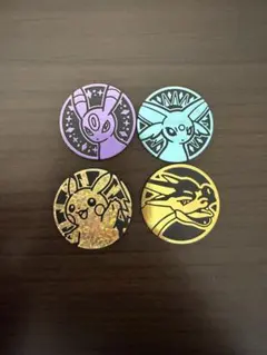 ポケモンコイン　エーフィ　ブラッキー　ピカチュウ　リザードン