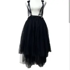 25ss 2025 新品 ノワール ケイニノミヤ ギャルソン 吊り スカート M 25ss 2025 新品 ノワール ケイニノミヤ ギャルソン 吊り