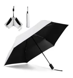 日傘 完全遮光100% UVカット 折りたたみ傘 超軽量 自動開閉 遮熱