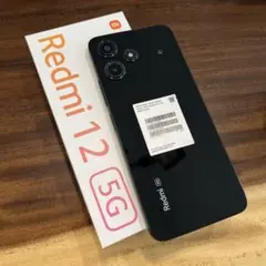 【極美品】xiaomi redmi 12 5G ブラック 箱あり F