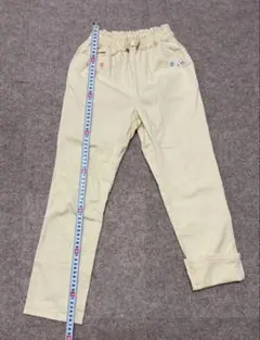 MIKI HOUSE 白ロングパンツ 130