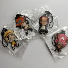 ワンピース キャラクター ストラップ4個セット