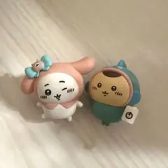 ちいかわ サンリオ なりきりフィギュア くりまん ハンギョドン マイメロディ