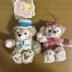 ディズニーシースプリング　ダッフィー　シェリーメイ　ぬいぐるみストラップ