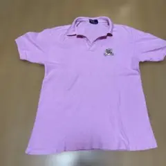 Polo 100% コットン ポロシャツ L ピンク