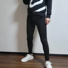 アメリカンイーグル ブラックジェギング スキニー 00ショート