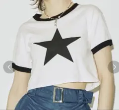 【jouetie】スタークロップドTシャツ 状態A Y2Kのサムネイル
