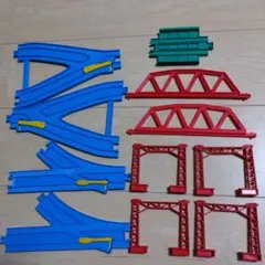 プラレール ターンアウトレール ポイントレール 橋脚 橋パーツ まとめ売り