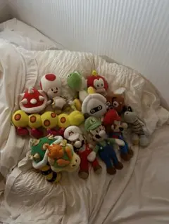 パ*ー様 マリオ ピカチュウ マスコット ボールチェーン付き