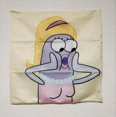 スポンジボブ　モブ魚クッションカバー