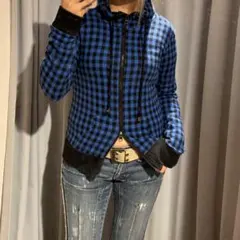 パーカー ダブルジップ