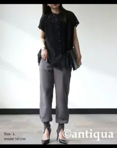 R*)様 アンティカ グレー カジュアル ジョガーパンツ Mサイズ