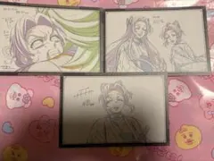 鬼滅の刃 ダイニング おすそ分けポストカード 胡蝶しのぶ 胡蝶カナエ 3枚セット