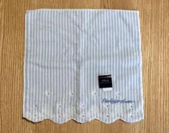 POLO RALPH LAUREN ハンカチ ストライプ 花柄刺繍のサムネイル