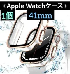 Apple Watch ケース 41mm ホワイト ローズゴールド 1個