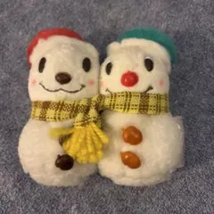 東京ディズニーランド　スノースノー チップとデール ぬいぐるみバッジ