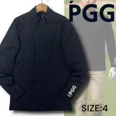 4 定価1.9万 PGG パーリーゲイツ 吸水速乾 ハイネック インナーシャツ