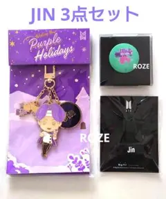 BTS ジン JIN TinyTAN キーリング バッジ　フォーチュン　バンタン