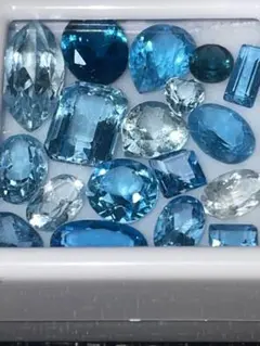 ブルートパーズ　詰め合わせ153 宝石　ルース　アクセサリー材料